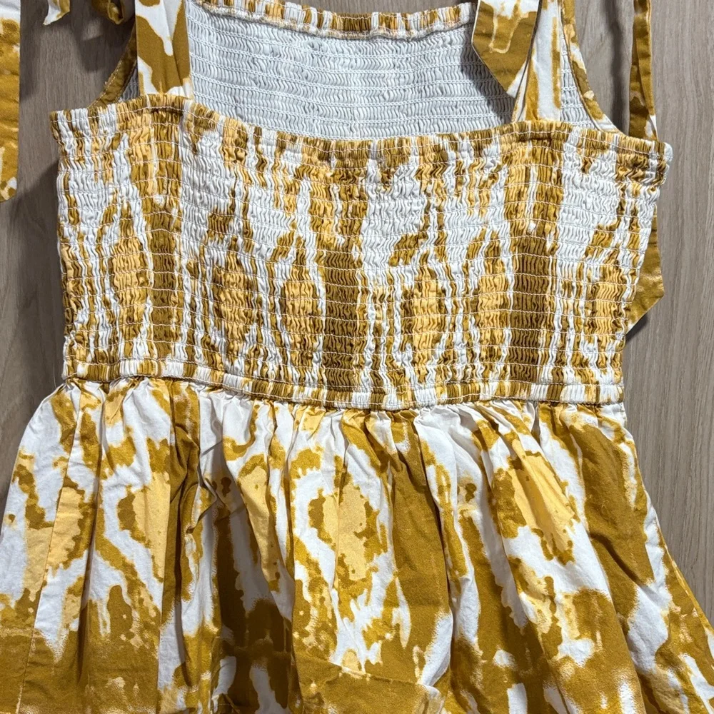 Cleobella Yellow and White Midi Dress - Picture 5 of 6